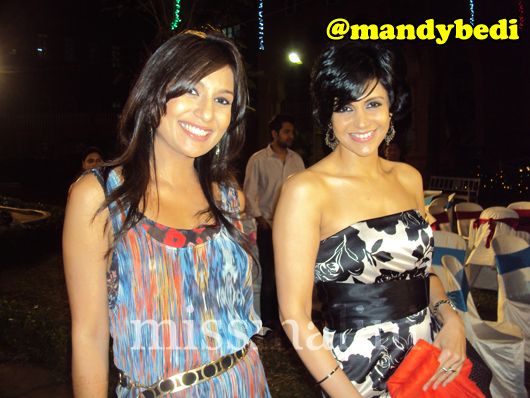 MissMalini with Chief Guest, actress Mandira Bedi
