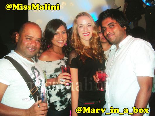 Ranjit Rodricks, MissMalini, Andrea Brown and Marv D'souza