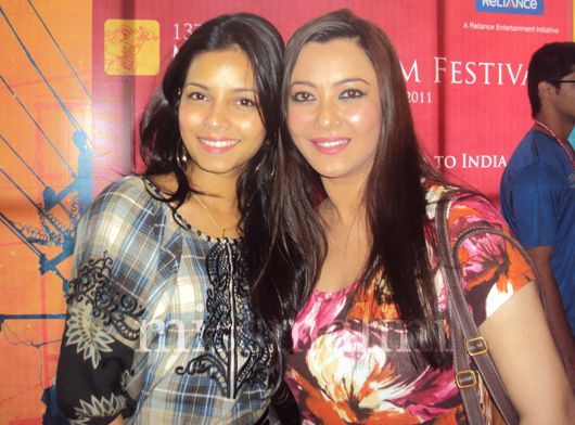 Designer Junelia Aguiar and actress Nausheen Ali Sardar watched the film