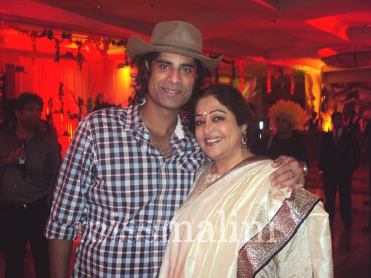 Sikander with mother Kirron Kher