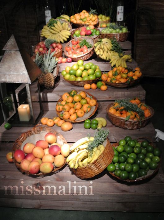 fruit market at the Ketel One party