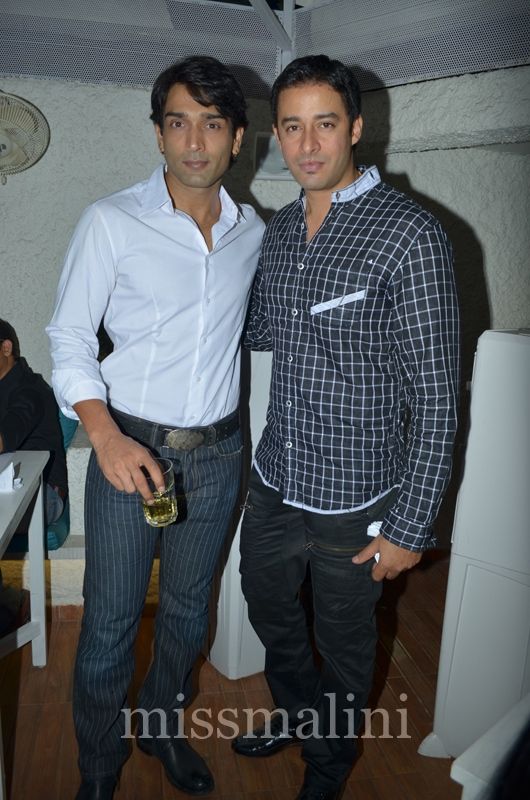 Actor Bunty Grewal with Model Zulfi Sayed