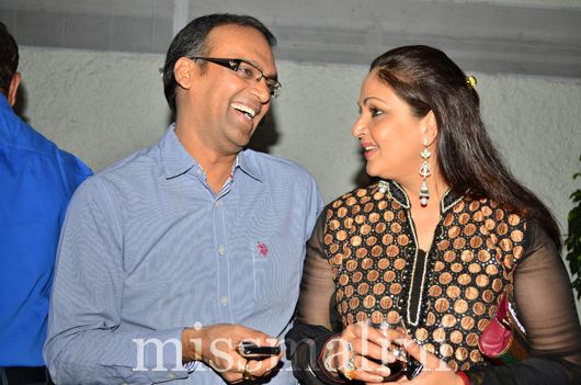 Film trade guru Komal Nahata with Rati