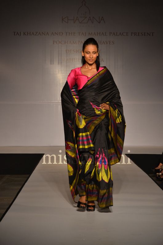 A stunning saree by Rahul Mishra