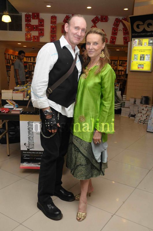 "Shantaram" author Gregory David Roberts with his wife, Princess Francoise Sturdza of Romania