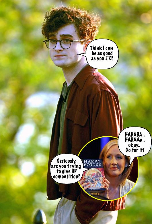 Daniel Radcliffe and JK Rowling