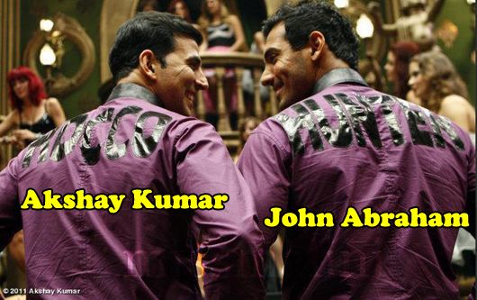 Akshay Kumar and John Abraham in Desi Boyz