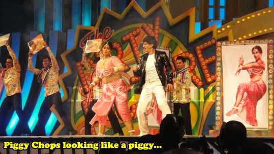 Piggy Chops as a Piggy Silky from The Dirty Picture