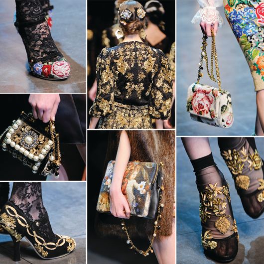 Milan Fashion Week: Dolce &#038; Gabbana Seem to be Feeling Decadently Holy