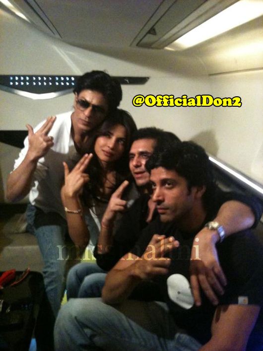 Cast of Don 2 Tweet Cute Photos From The “Don’s Den”