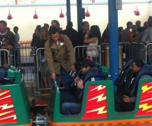 Drake and Tyra Banks at Disneyland