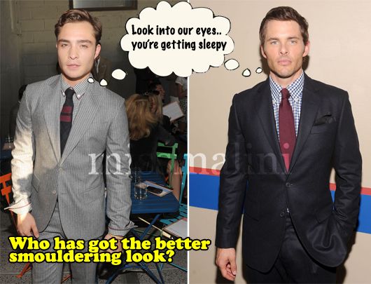 Ed Westwick and James Marsden
