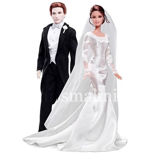 Edward and Bella bridal dolls
