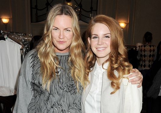 Emma Hill with her muse Lana Del Rey