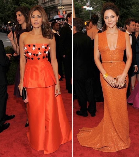 Eva Mendes and Katharine McPhee (Picture Courtesy JustJared.com)
