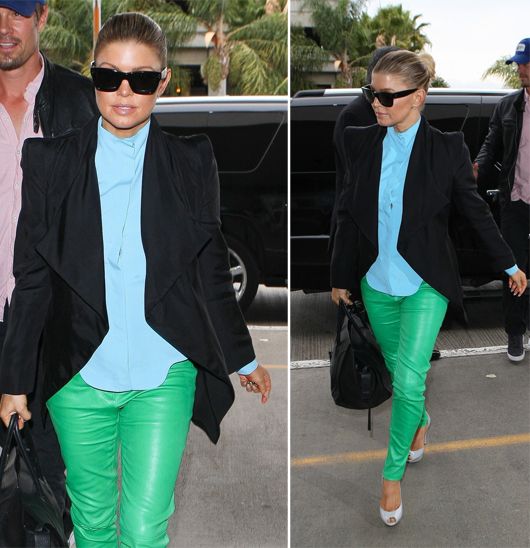 Hot or Not? Fergie’s Green Leather Pants
