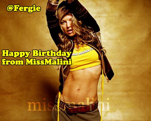 27th March: Happy Birthday Stacy Ann (Fergie) Ferguson!