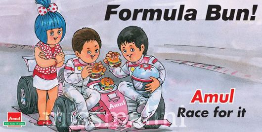 Amul Butter salutes Formula 1