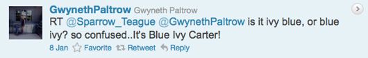 Gwyneth's Tweet