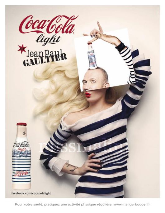 Gaultier's ads for Diet Coke