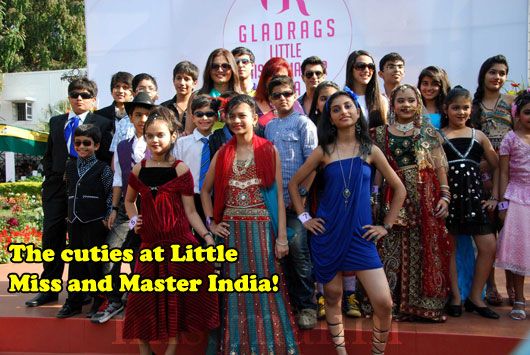 Gladrags Little Master and Miss India pageant contestants