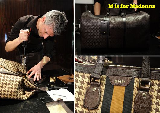 Artisan Embossing Gucci Bags at Madonna's Oscar Party