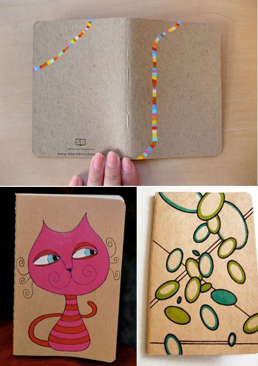 Hand Painted Notebooks
