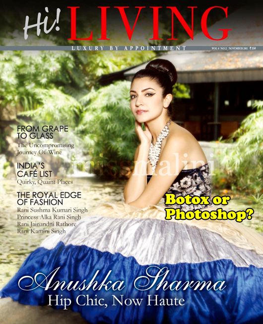 Anushka Sharma on the Cover of Hi! Living