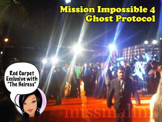 Mission Impossible 4 - Ghost Protocol Red Carpet Screening
