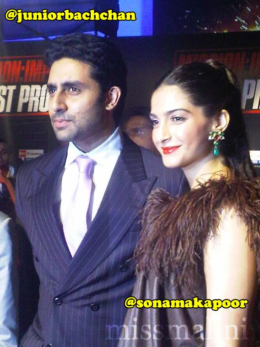 Abhishek Bachchan and Sonam Kapoor