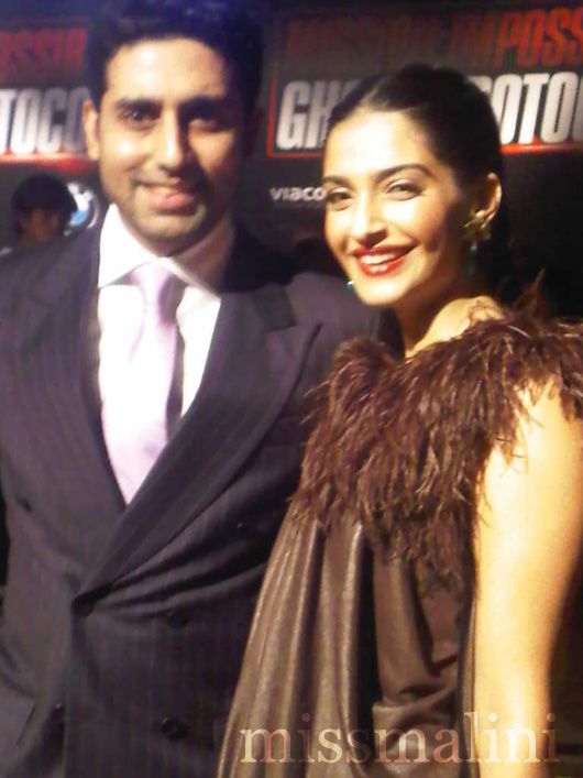 Guest Blogger: Aishwarya Nair – Up Close With the Bollywood “Players” Abhishek Bachchan & Sonam Kapoor!