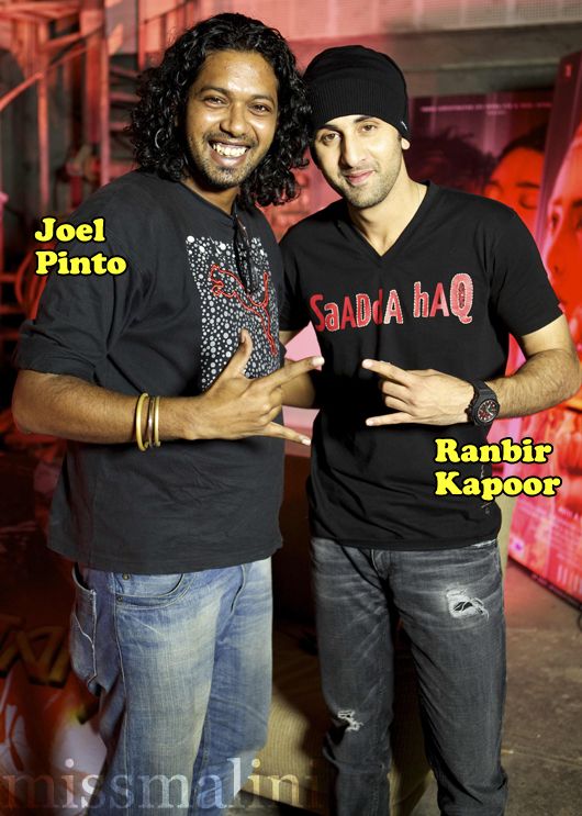 Joel Pinto and Ranbir Kapoor