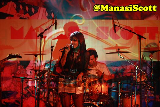 Manasi Scott performs at Blue Frog