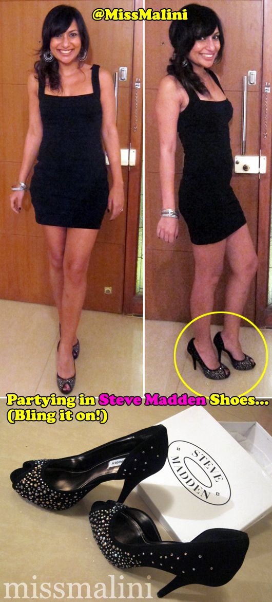 MissMalini in Steve Madden Shoes