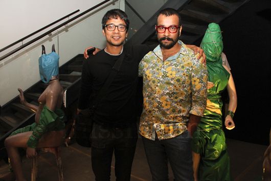 Artist Kurnal Rawat and designer Shahid Dattawala
