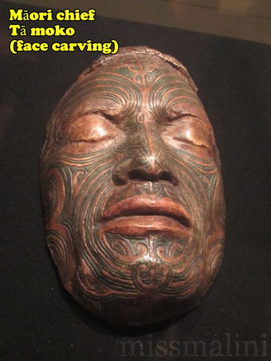 Maori face tattoos