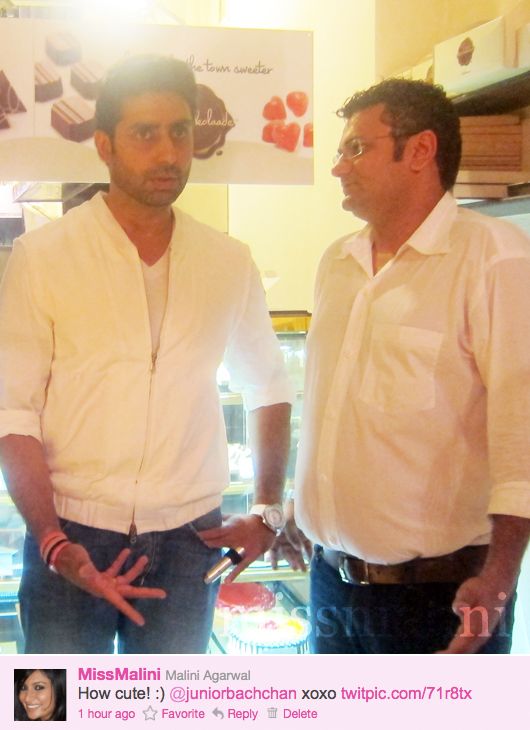 Abhishek Bachchan and Mehul Bhuta
