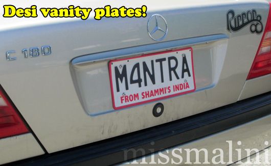 M4NTRA vanity plates