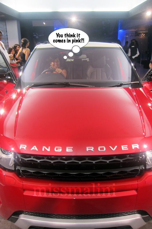 MissMalini at the Range Rover launch