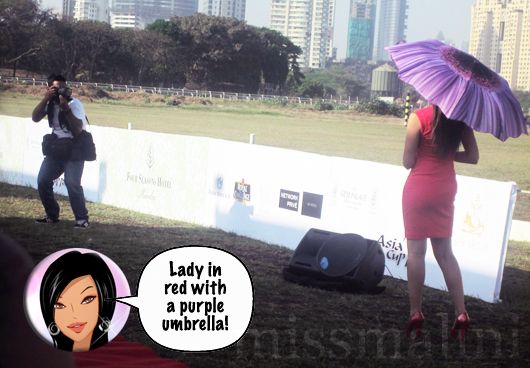 Spotted at the Asia Polo Cup