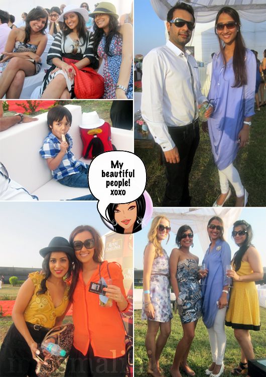 MissMalini and friends at the Asia Polo Cup