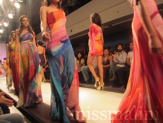 Femina Miss India 2012 contestants in Satya Paul