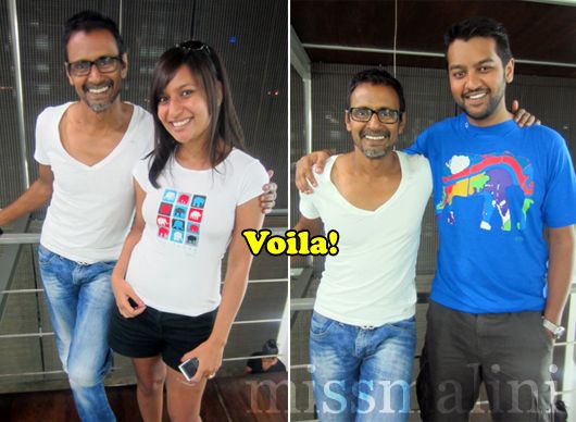 Wasantha De Silva, MissMalini and Nowshad