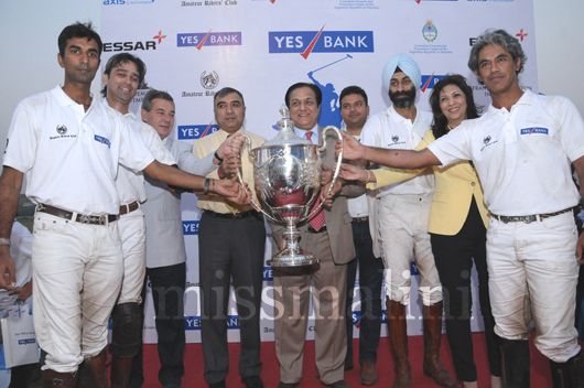 India's ARC players lift the YES BANK International Polo Cup