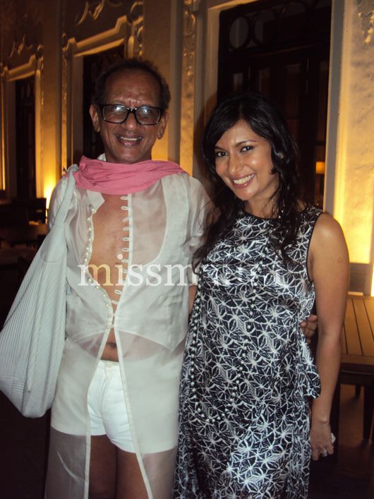 James Ferreira and MissMalini (in an outfit by him)