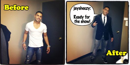 Jay Sean - Getting ready for a show