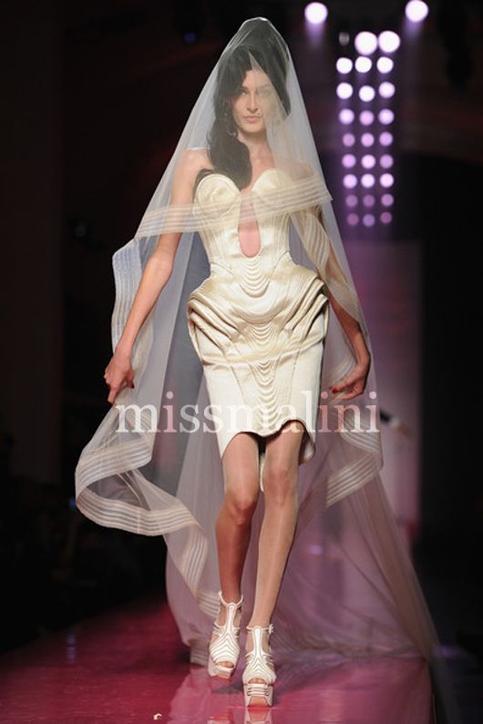 Here comes the bride at Jean Paul Gaultier's Spring / Summer 2012 Couture Show