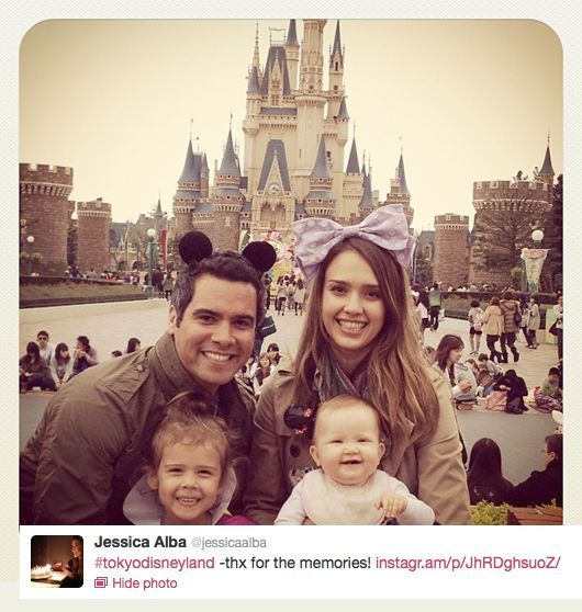 Jessica Alba with family (Picture Courtesy Jessica Alba)