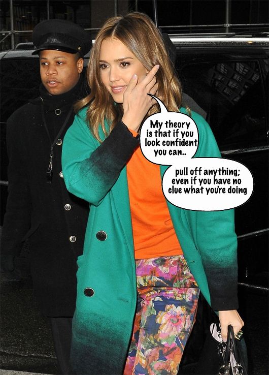 Jessica Alba, That’s What She Said (to Defend her Outfit!)