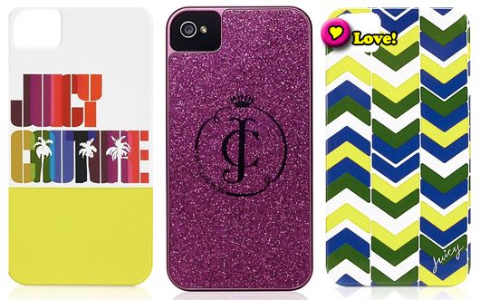 Juicy Couture iphone cases (Picture Courtese Juicycouture.com)